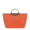 Longchamp -Bolso de viaje Longchamp plegable con cierre y asa corta, Le pliage Naranja