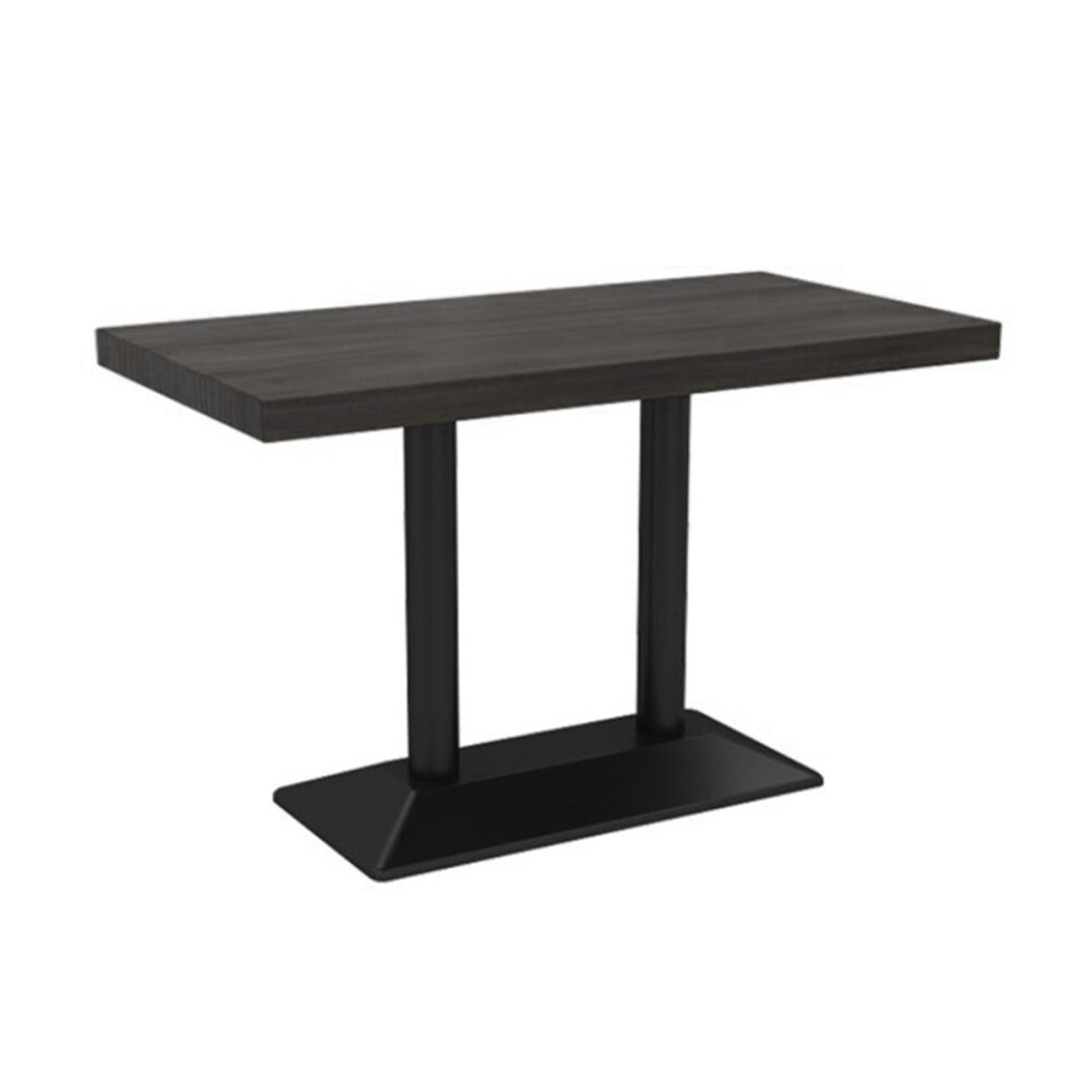 Mesa De Comedor Restó Mdf 120x60x75cm Marrón oscuro