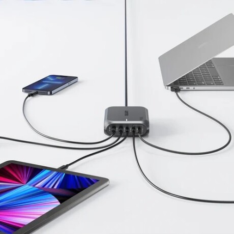 Cargador Gan Unitek de Escritorio 188W 001