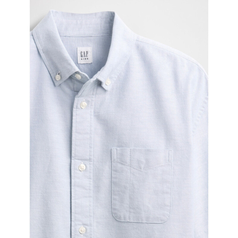 RELAXED SS OXFORD BLUE OXFORD