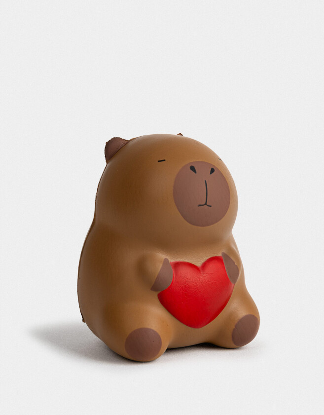 Lúdico Squishy Capibara - Marron Medio