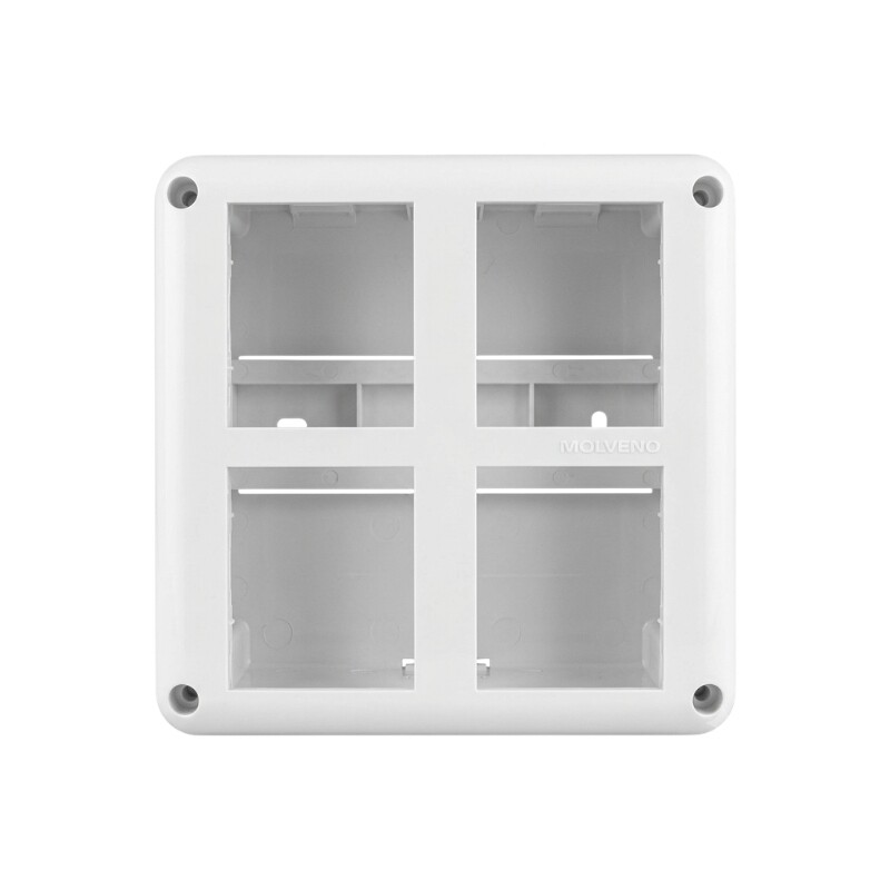 Caja Exterior Atenea 8 Módulos Blanca Caja Exterior Atenea 8 Módulos Blanco
