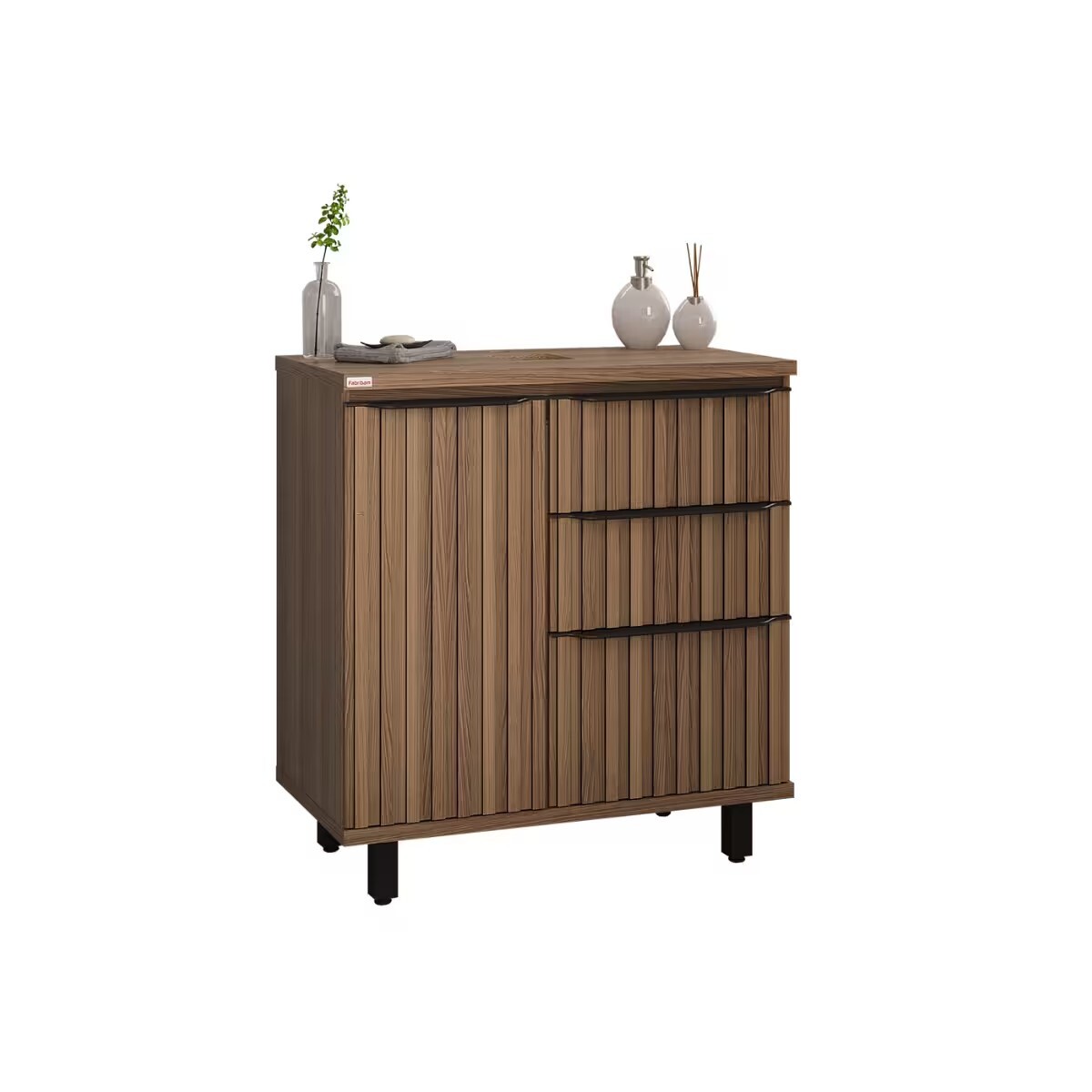 Mueble De Baño De Pie Cecilia Nogal 78cm Sin Bacha 