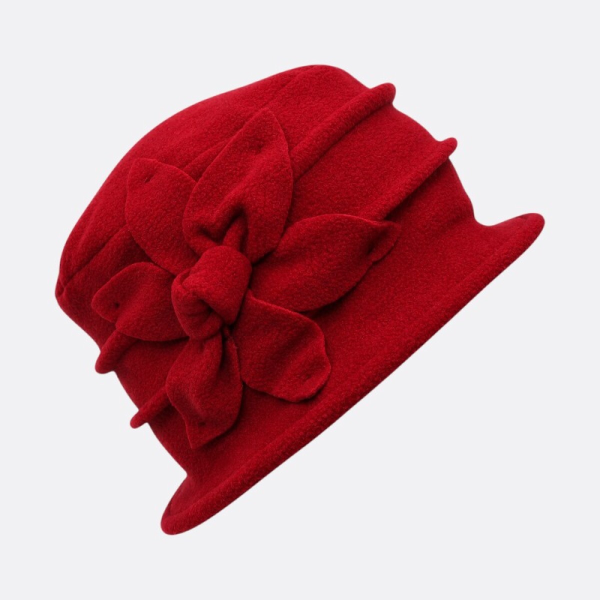 Gorro De Abrigo Cloche Mujer - Rojo 