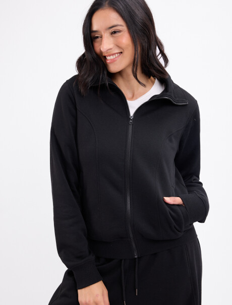 Campera felpa Boreal negro