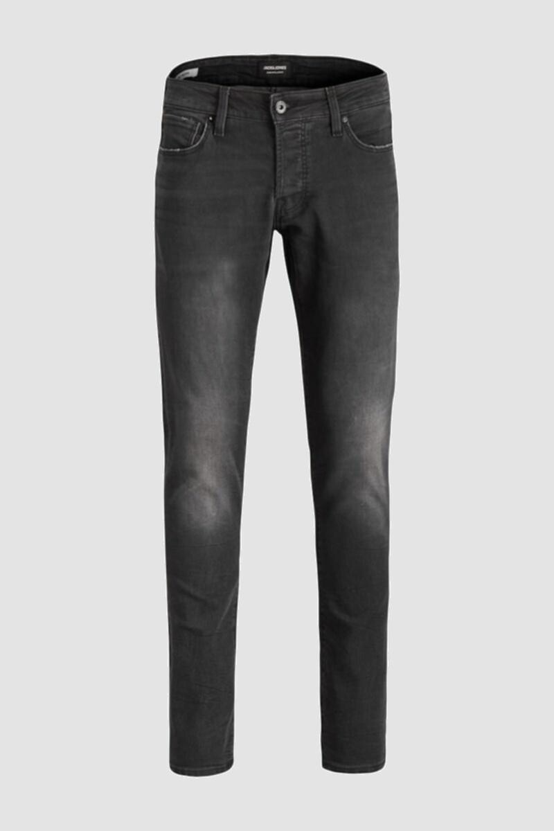 Jeans Slim fit negro con lavado Black Denim