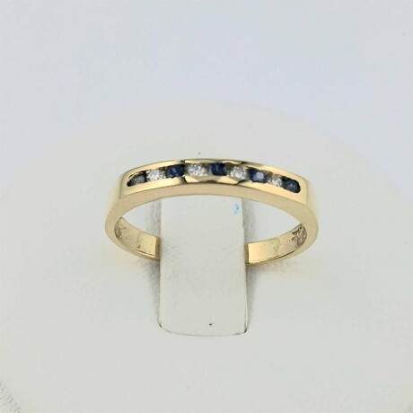 Anillo de oro 18 ktes, MEDIO SIN FIN. Anillo de oro 18 ktes, MEDIO SIN FIN.