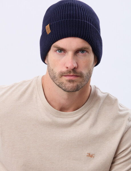 GORRO TEJIDO Azul