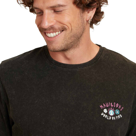 Remera Maui and Sons World - Negro Remera Maui and Sons World - Negro