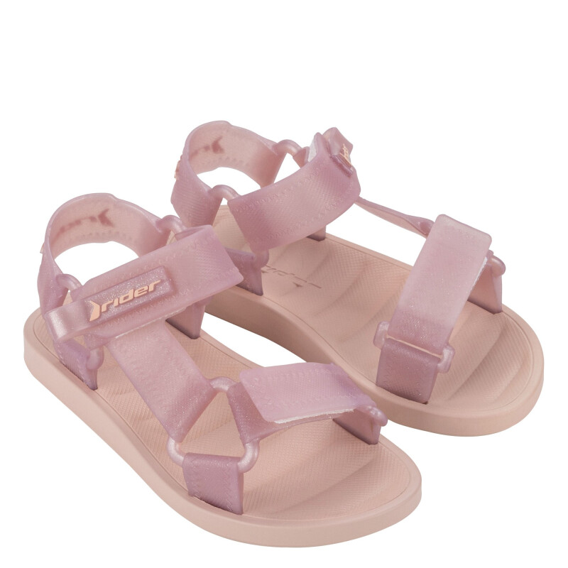 Sandalias Infantiles Rider Free Style II Rosado - Blanco Perlado