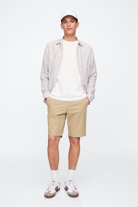 Short Skinny 10 Inch Hombre Iconic Khaki