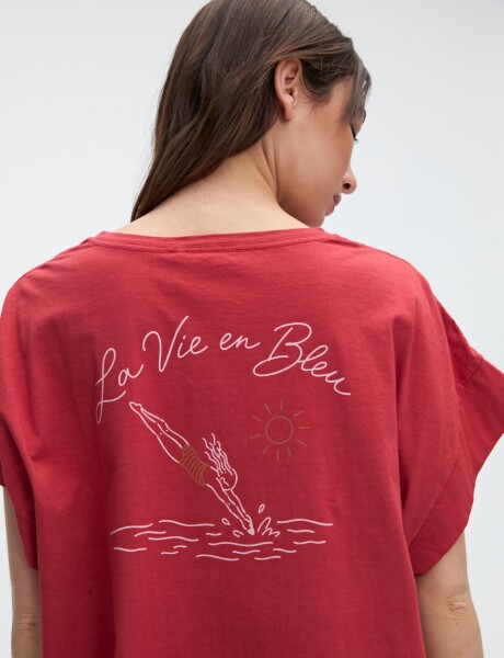 Musculosa Evelyn Rojo