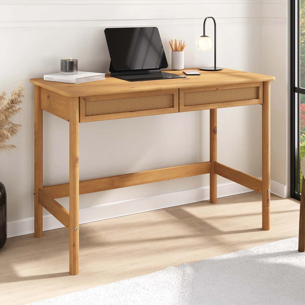 ESCRITORIO MADERA MARRON TISIFO