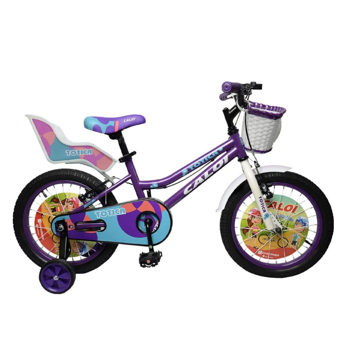 Bicicleta Caloi New Totica Aro 16 - Lila 
