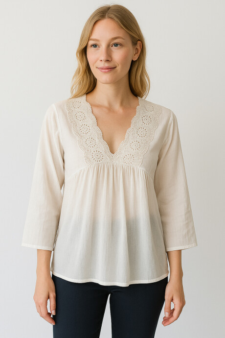 Blusa Lais Blanco