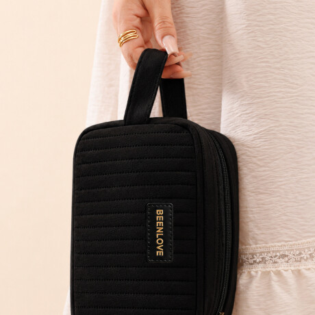 Neceser con asa Velvet BLove Negro