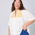 Blusa Yanina Blanco/Amarillo