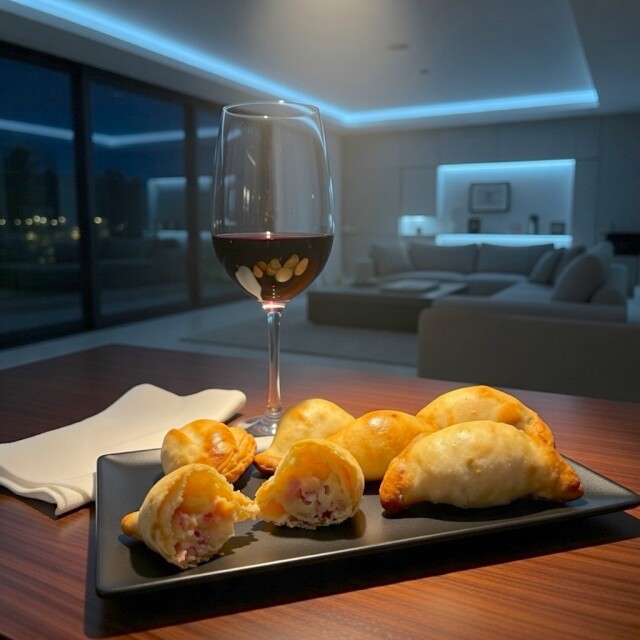 6 Empanaditas de Jamón y Queso 6 Empanaditas de Jamón y Queso