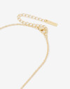 Collares Largos Metal Collar Largo Y Con Chapones - Dorado