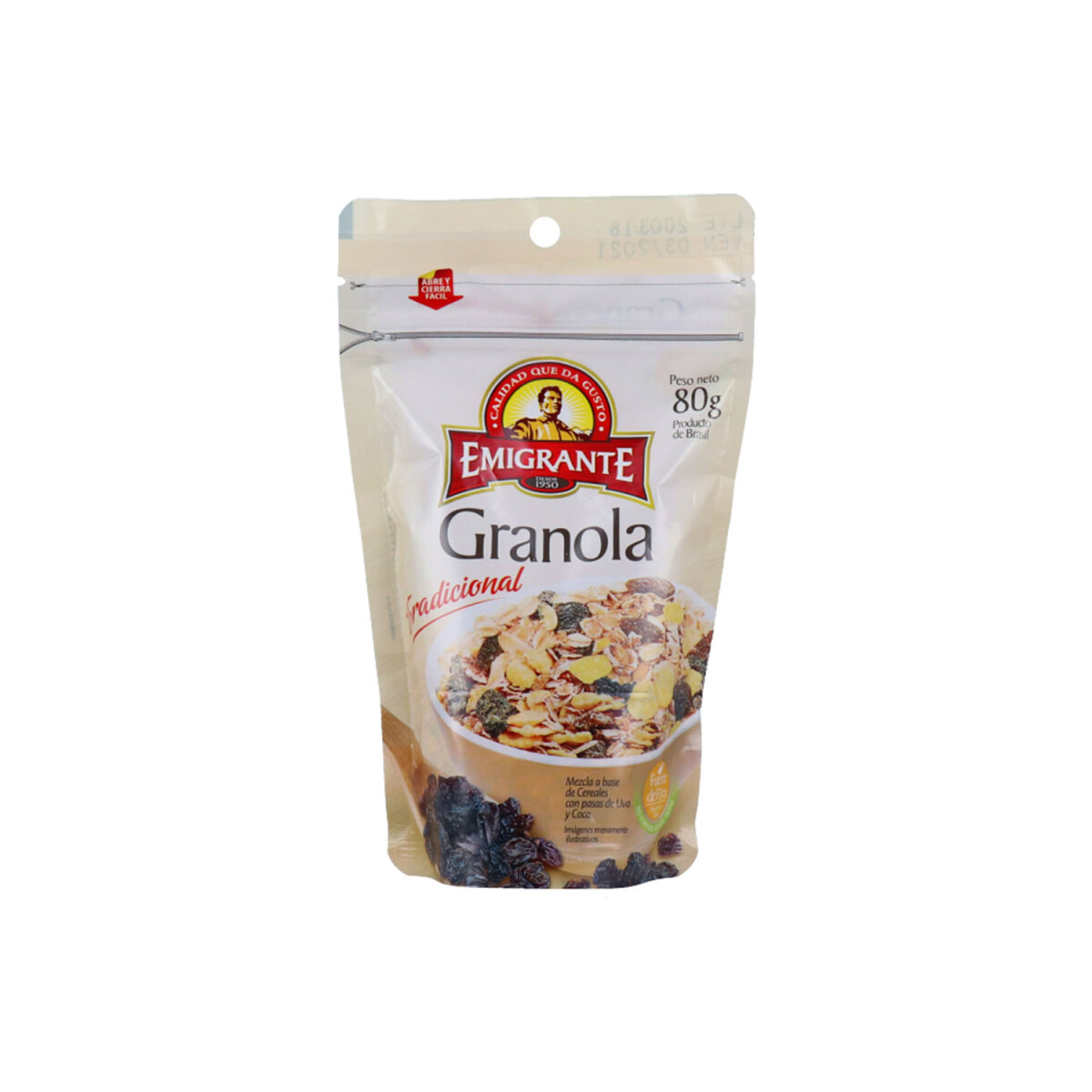 GRANOLA 80GRS 
