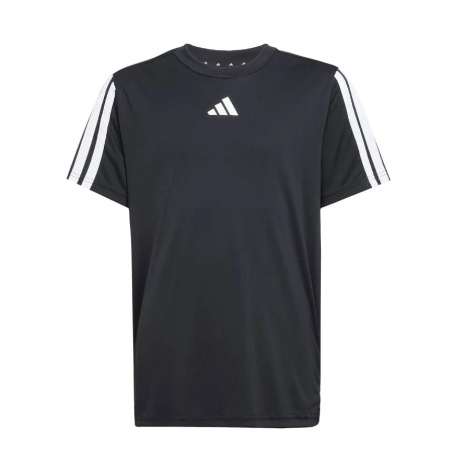 Remera de Niños Adidas Remero Essentials JRS Negro - Blanco