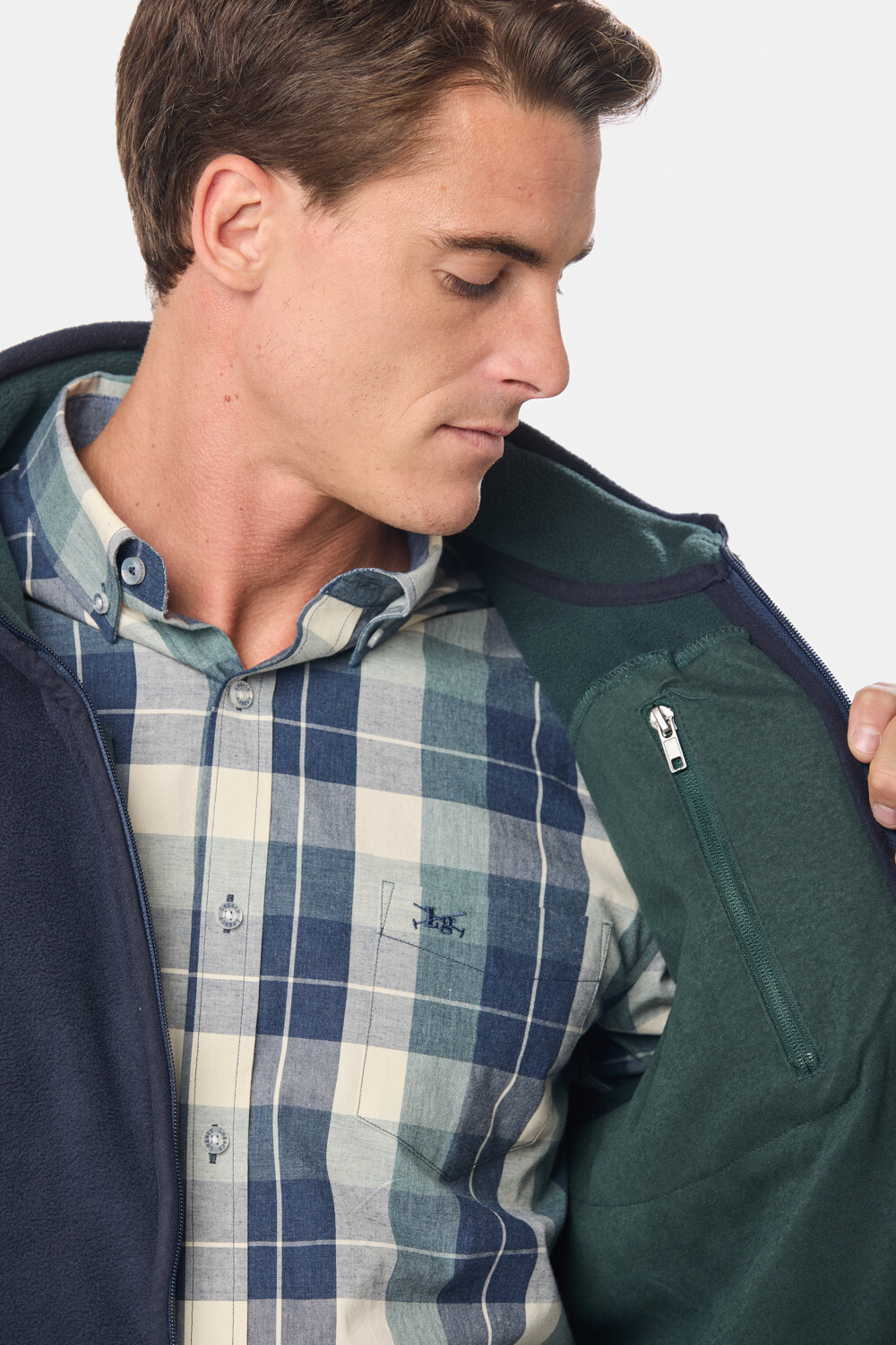 CAMPERA POLAR DE ABRIGO Marino