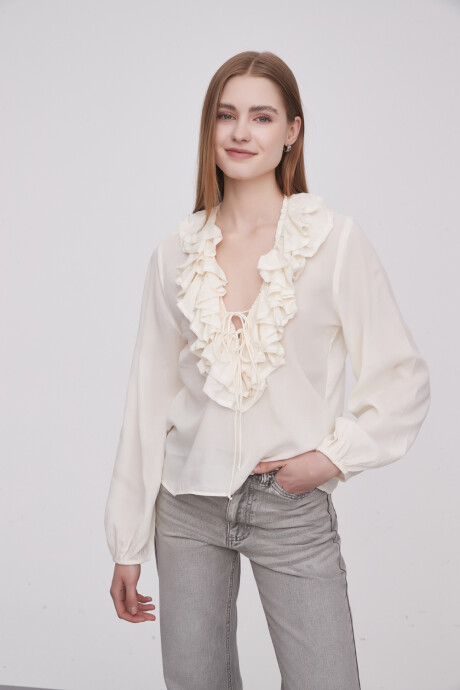 Blusa Adelai Crudo / Natural