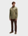 Camisa Long Sleeve Stretch Poplin Hombre 4306