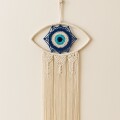 Atrapasueños Ojo Turco De Crochet Con Flecos Largos Atrapasueños Ojo Turco De Crochet Con Flecos Largos