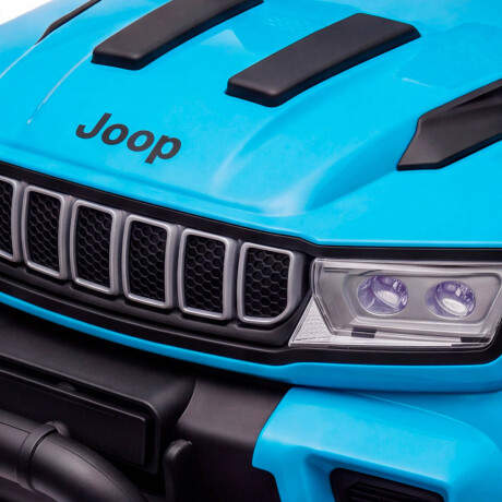 Auto Jeep Compact Batería C.remot Luz Música Español! Celeste