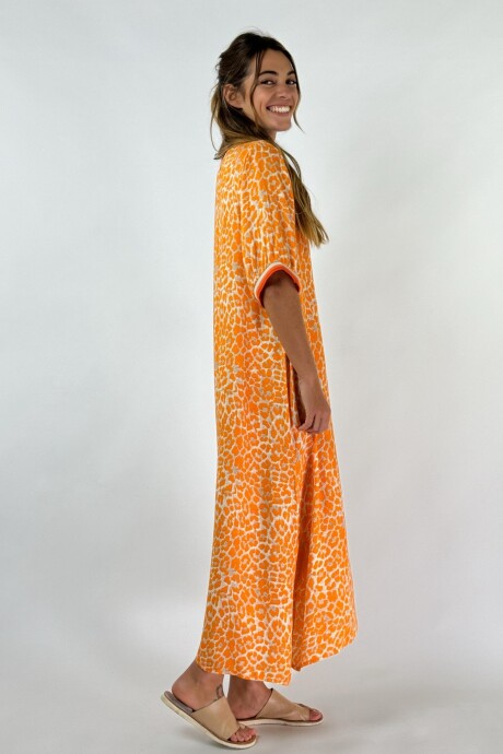 VESTIDO SELVA Naranja