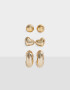 Aros Sets Chunky Edition Set De Aros Chunky Edition - Dorado