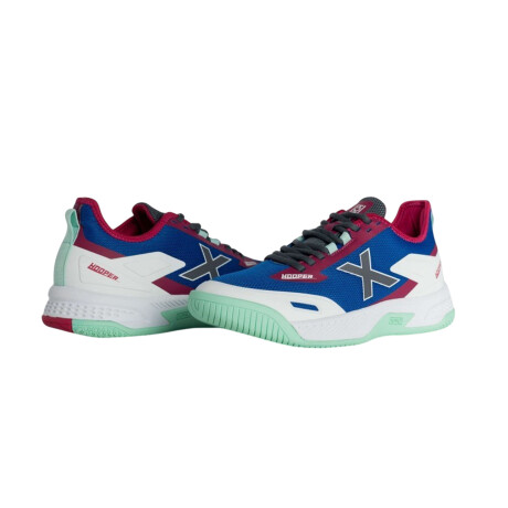 MUNICH HOOPER KID 02 Mint/Blue/Red/White