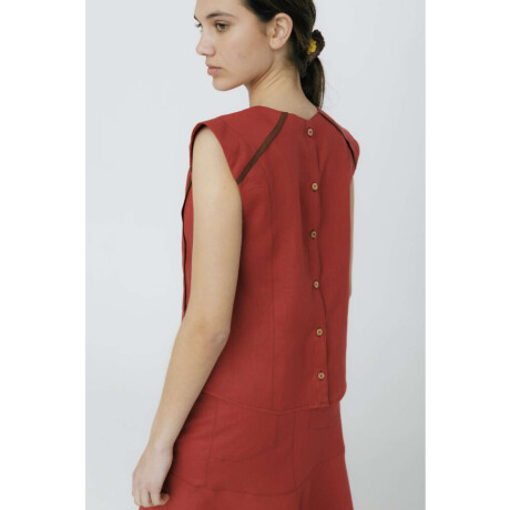 Pre Venta Blusa Rucu Cherry