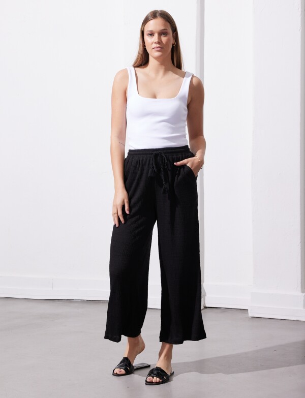 Pantalon Pull On NEGRO