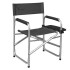 Silla plegable director con mesa F305 NEGRO