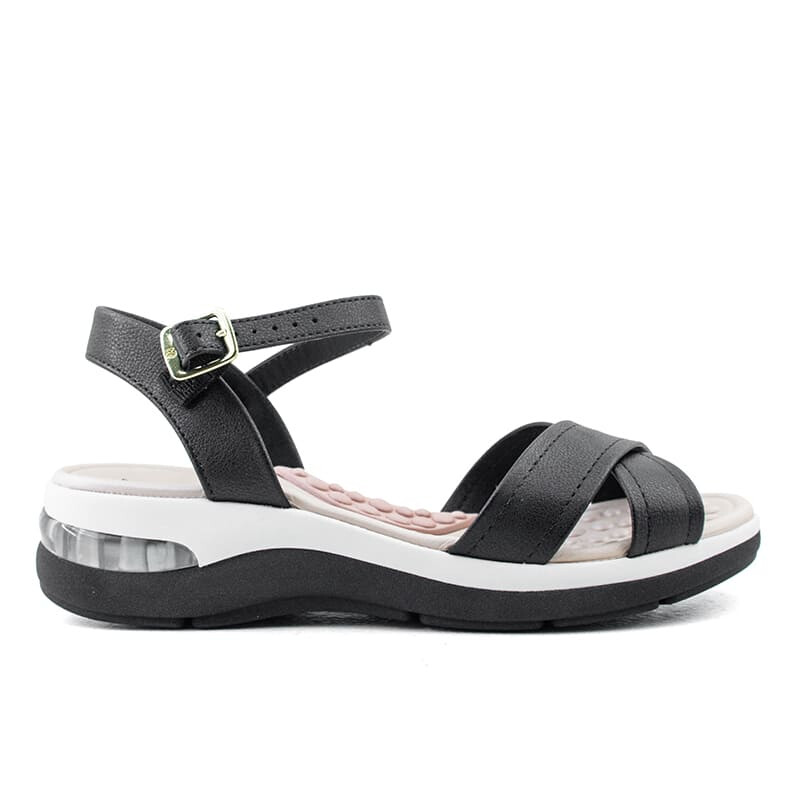 Sandalia Modare Dos Tiras Cruzadas de Mujer - 7183.103-21736 Negro