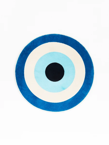 ALFOMBRA OJO TURCO AZUL AZUL