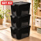 Set x3 Caja organizadora 65 lts NEGRO