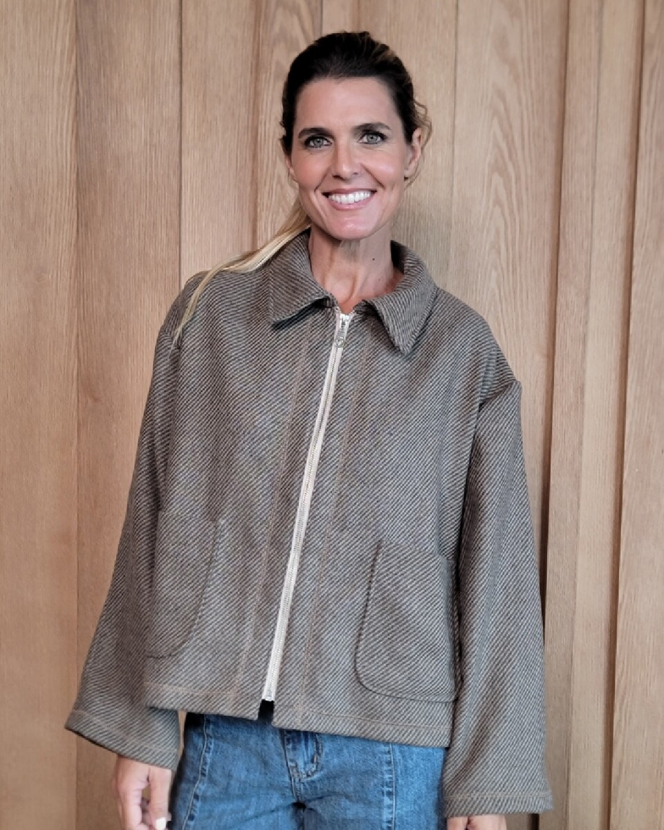 Chaqueta Manhattan - Espigado beige 