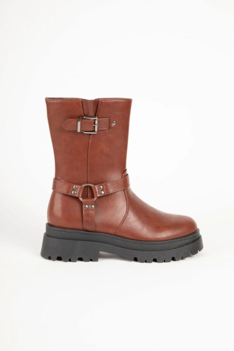 BOTA PADDOCK DESAN 1 HEBILLA - CHOCOLATE 