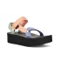 Sandalias Teva Platform Universal Negro