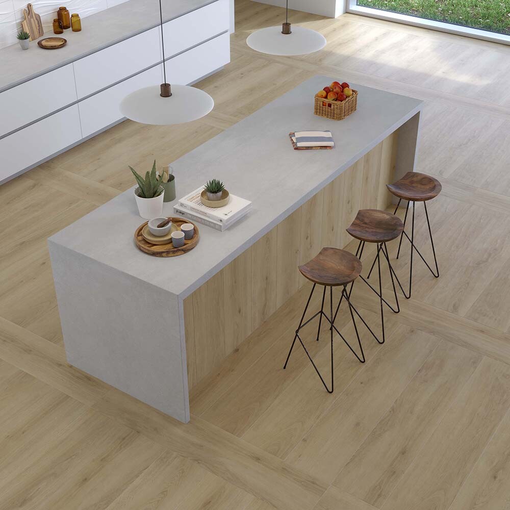 PORCELANATO DE INTERIOR O EXTERIOR VERSAT HAYA RECTIFICADO "A" 30X150 CM Porcelanato De Interior O Exterior Versat Haya Rectificado "a" 30x150 Cm
