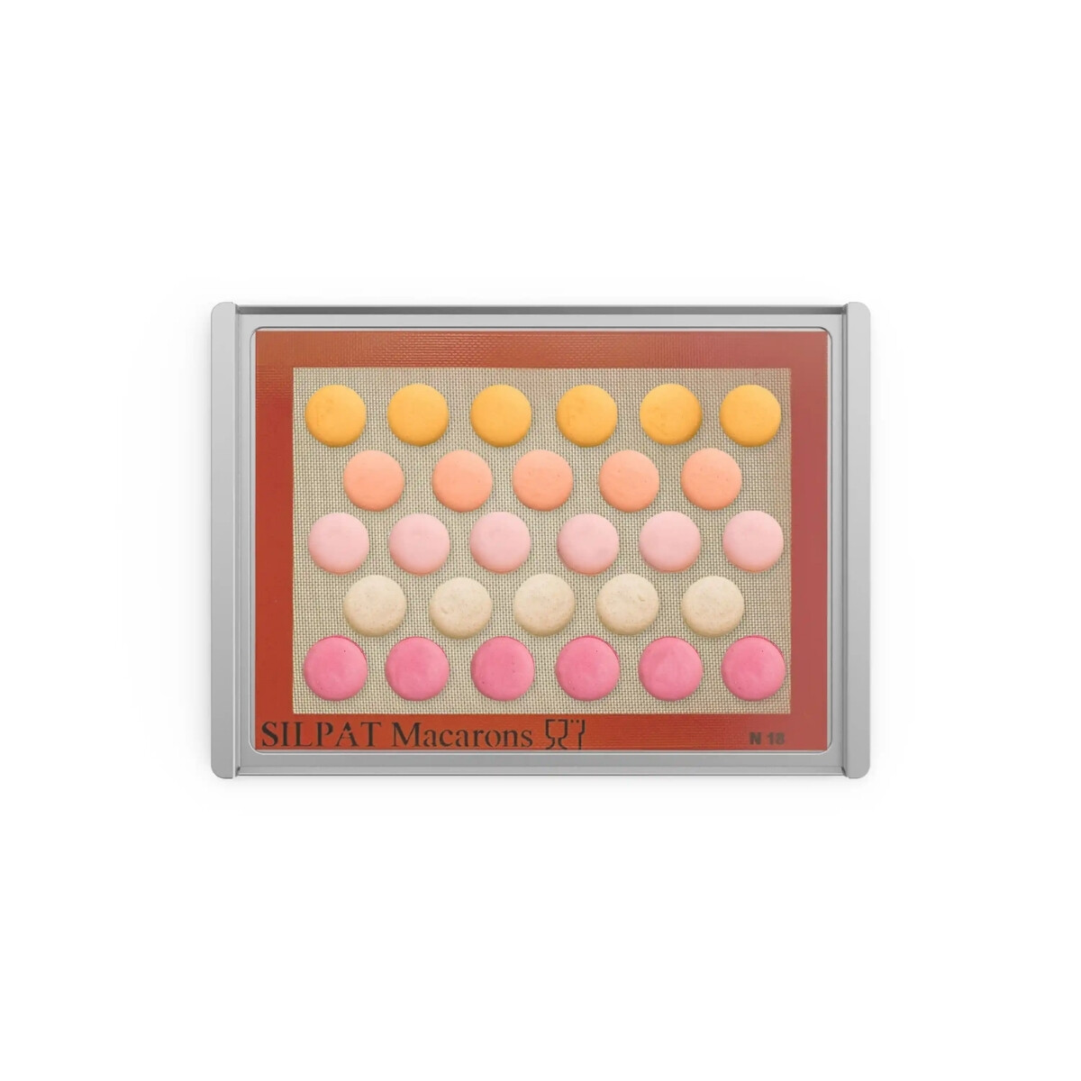 Bandeja Lisa para Panaderia de Aluminio 46 x 33 cm 