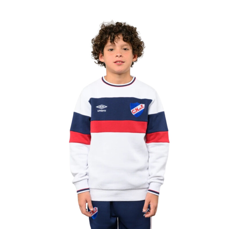 Buzo Umbro A La Base Grav Niños NU243089 Blanco-azul