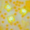 Seet 4 cubos Glo Pals Iluminados Activados por agua Amarillo