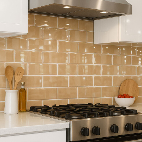 CERMICA Beige Tipo BRICK 31x56Cm Pared 000