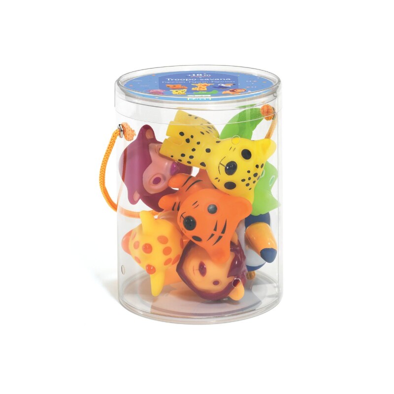 BAÑODJECO Set X7 Jueguitos De Baño Djeco +18m - Savana