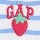 Remera Logo Gap Rib Toddler Niña Shirting Blue