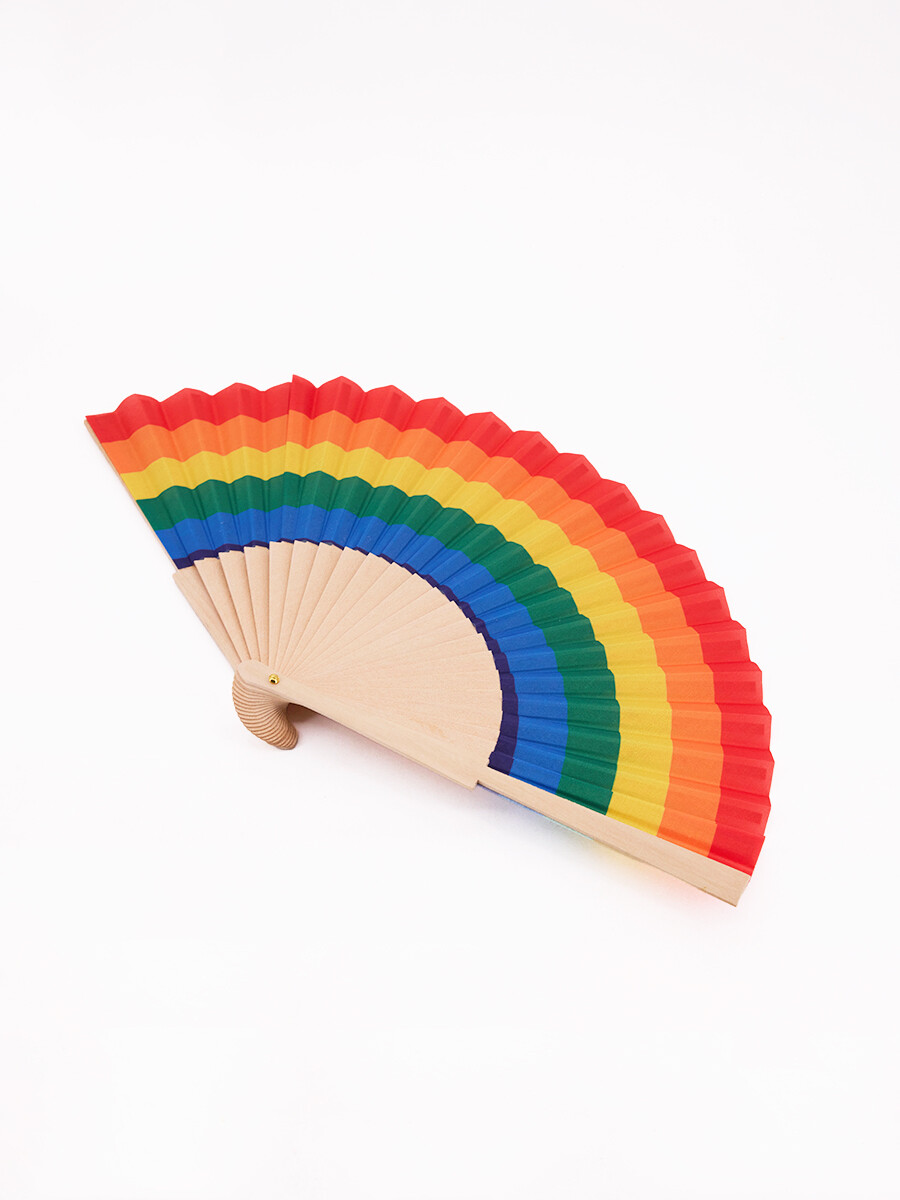 ABANICO ARCOIRIS - ESTAMPADO 1 